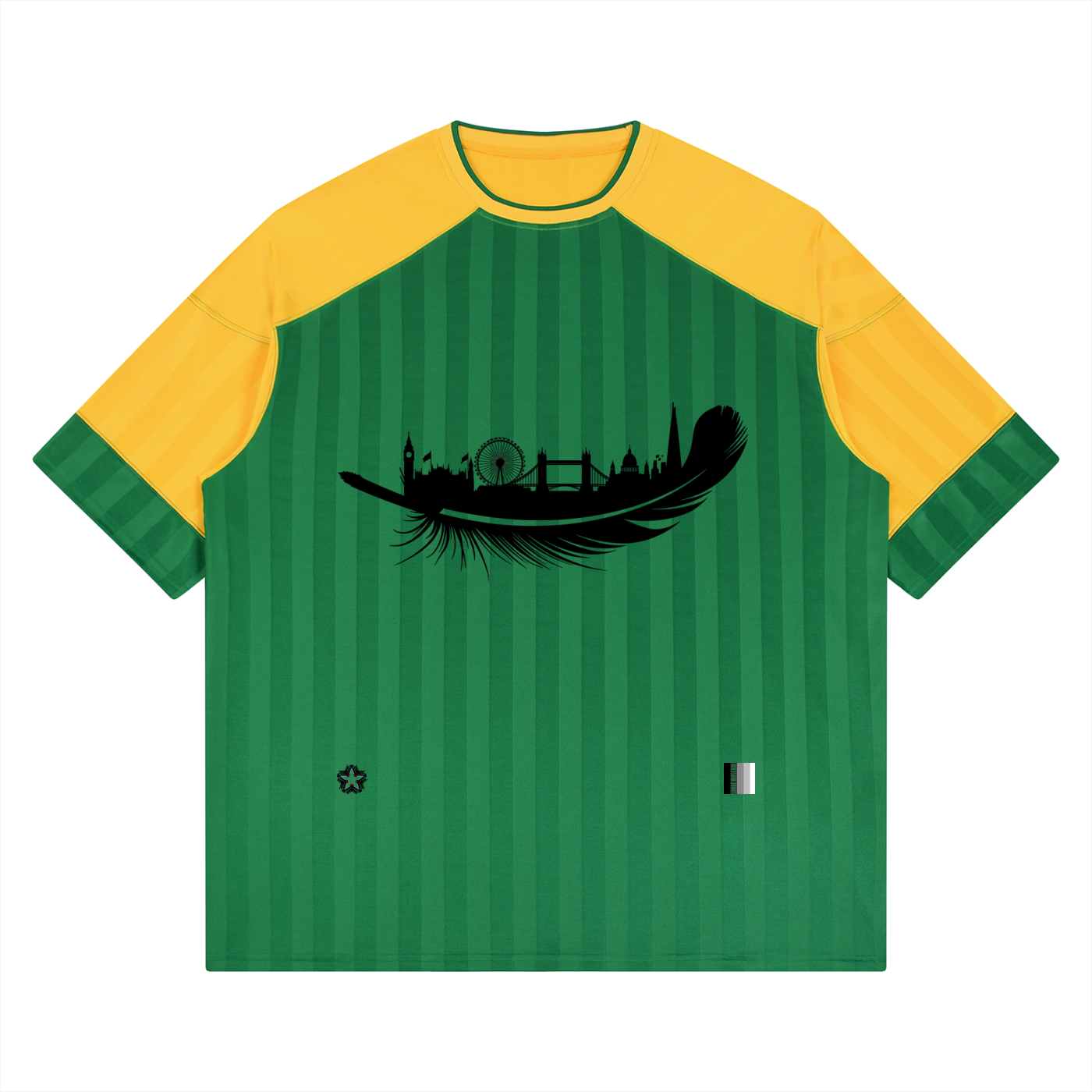 Unisex Striped Raglan Jersey