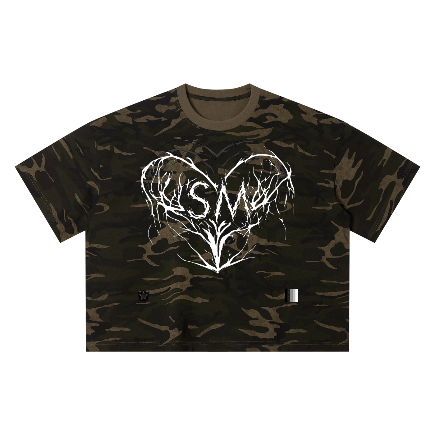 Unisex Camo Boxy T-Shirt