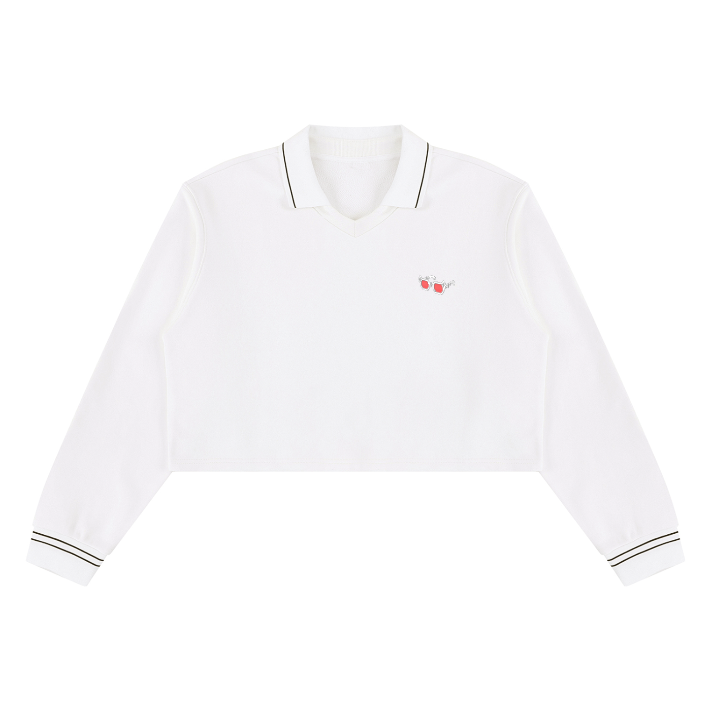 Women’s Crop Collared Sweatshirt