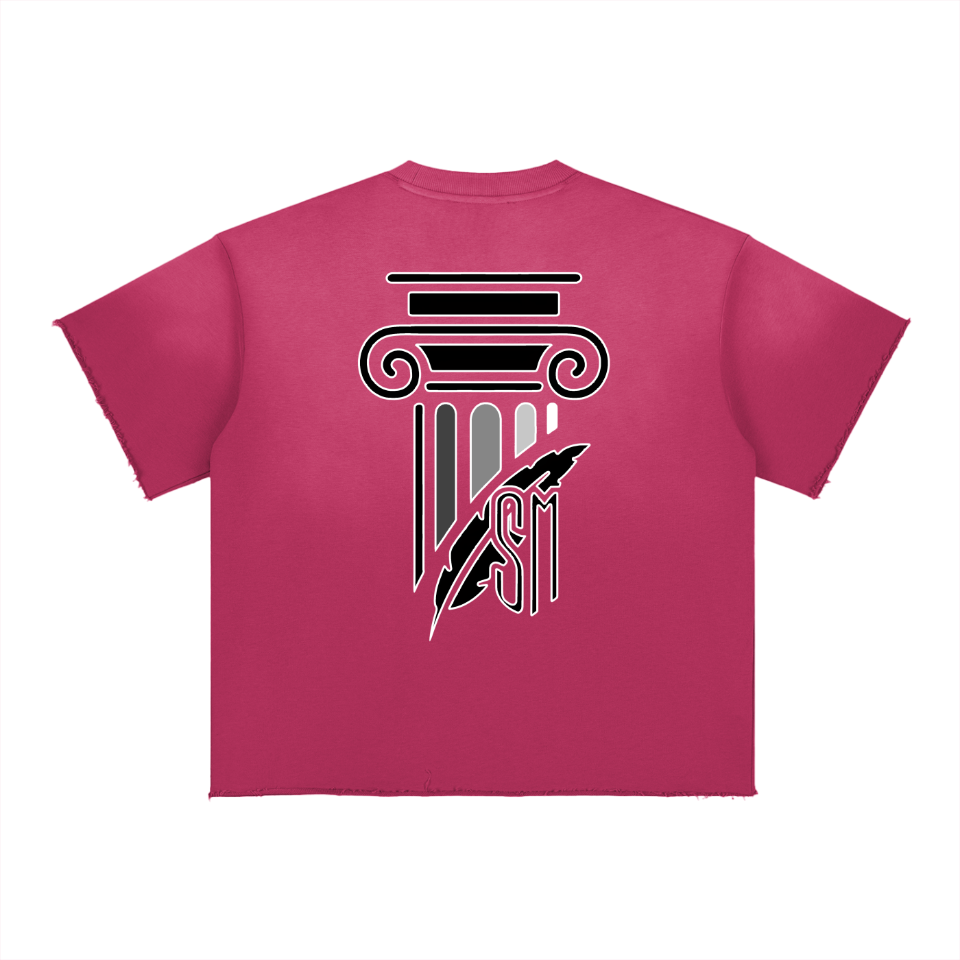 Sun Fade Raw Edge T-Shirt