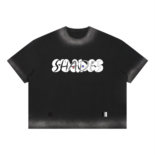 Unisex Boxy Sunfade Vintage Wash T-Shirt