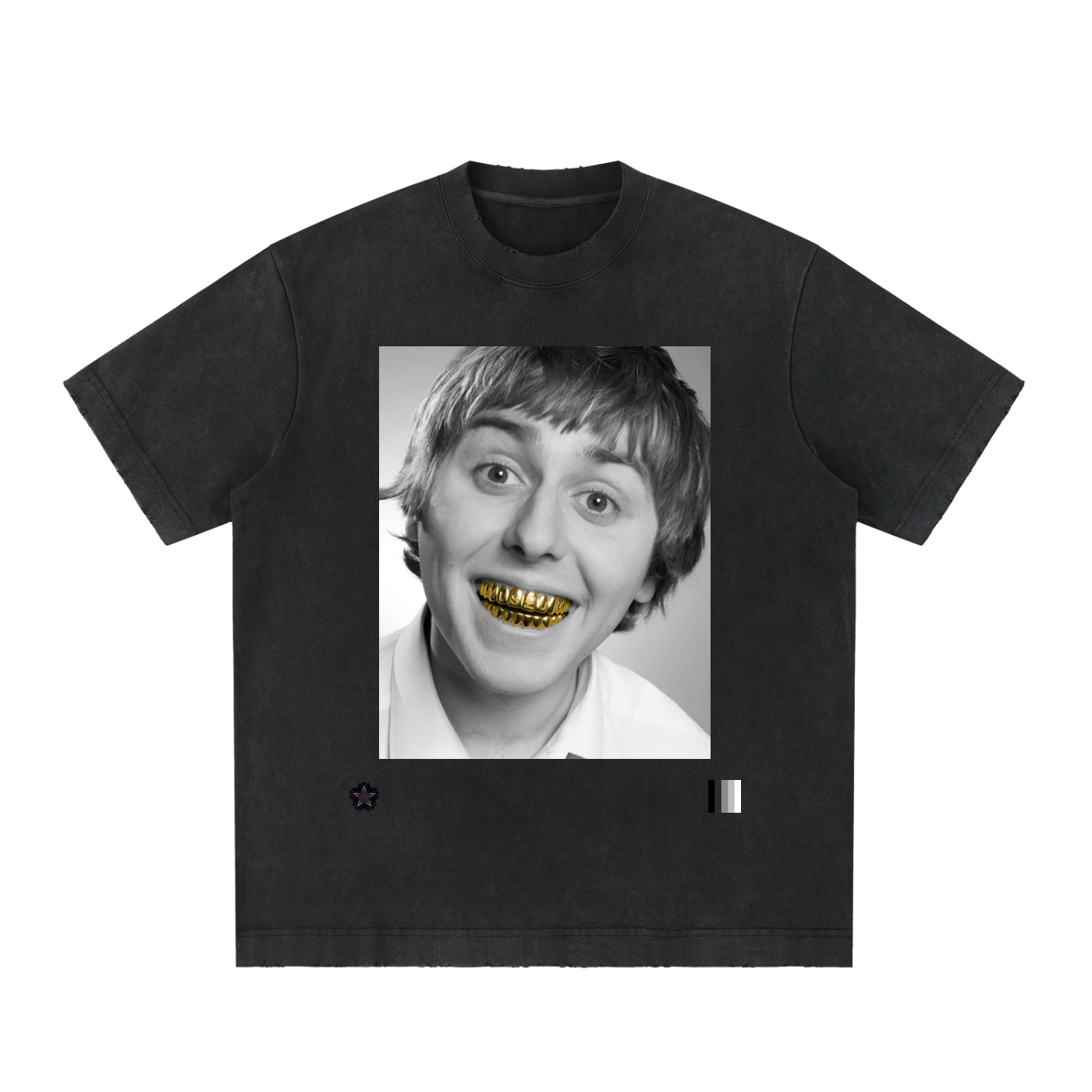 Heavyweight Vintage Washed Frayed T-Shirt