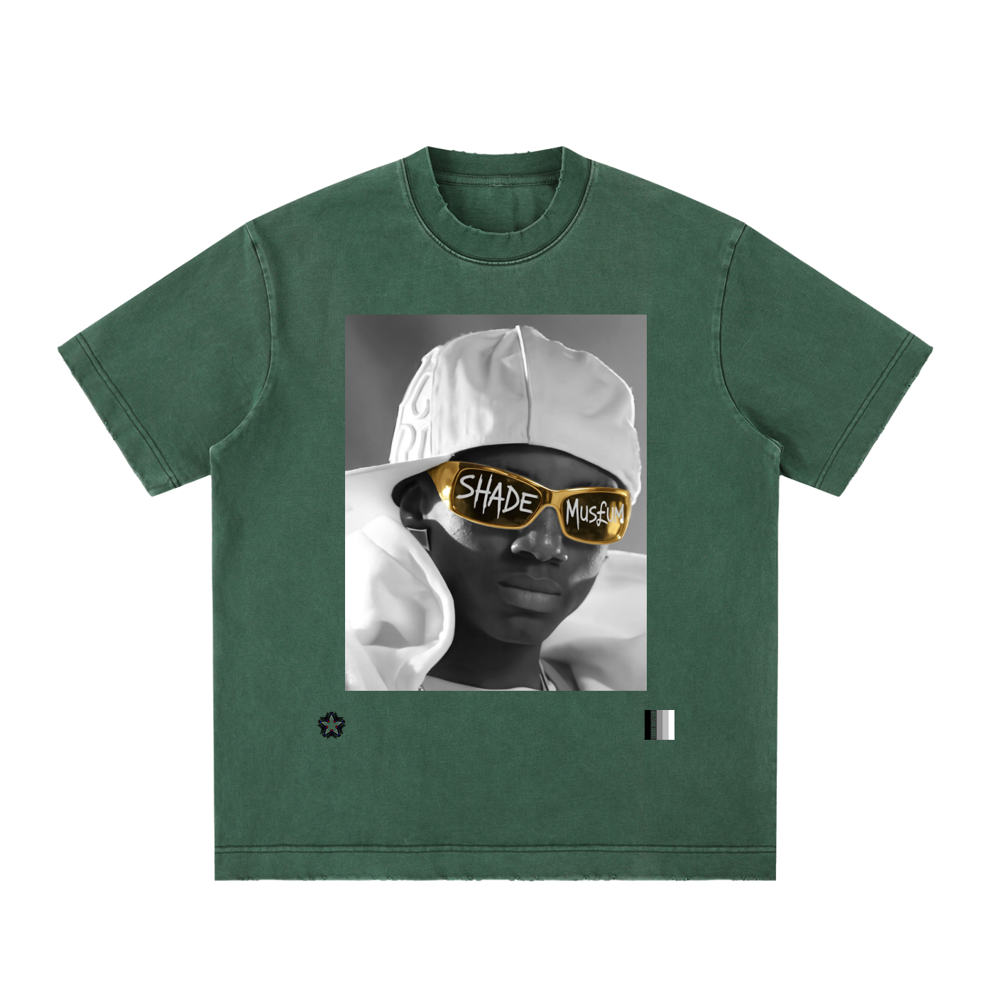Heavyweight Vintage Washed Frayed T-Shirt