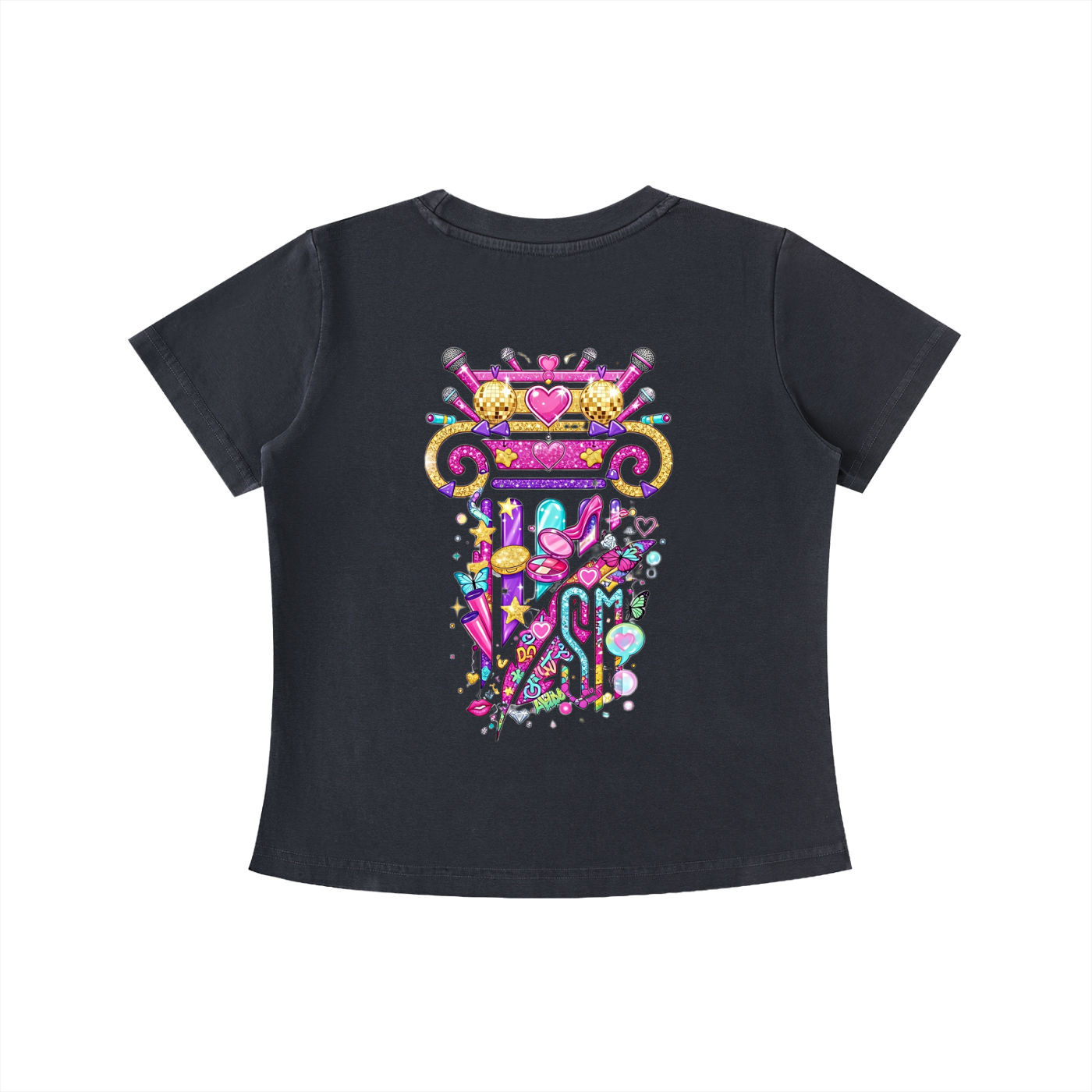 Pop-Star Vintage Wash Slim Fit T-shirt