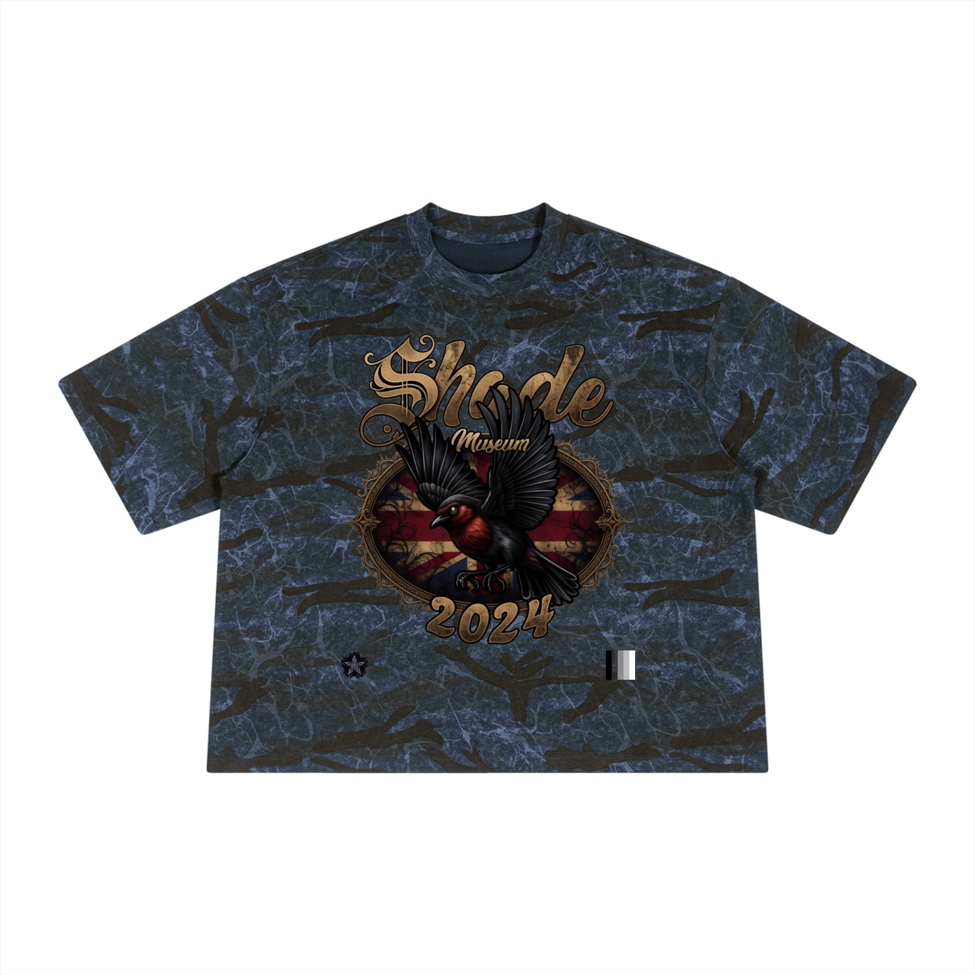 Unisex Boxy Camo Print T-Shirt