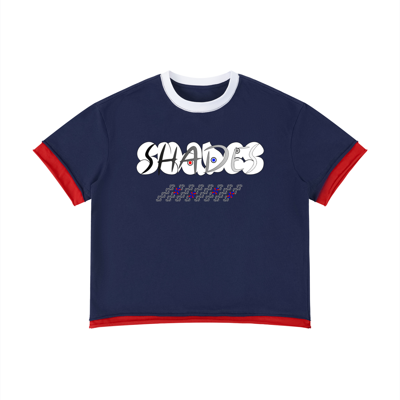 Unisex Boxy Color Block T-Shirt