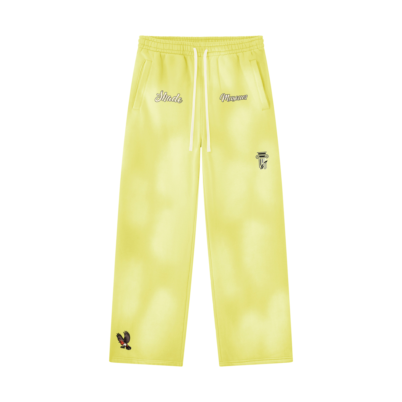 Unisex Sunfade Wide Leg Fleece Sweatpants