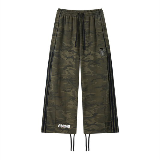 Unisex Camo Wide Leg Sweatpants