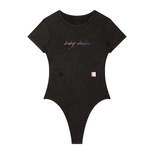 Women's Mineral Wash Crewneck Bodysuit