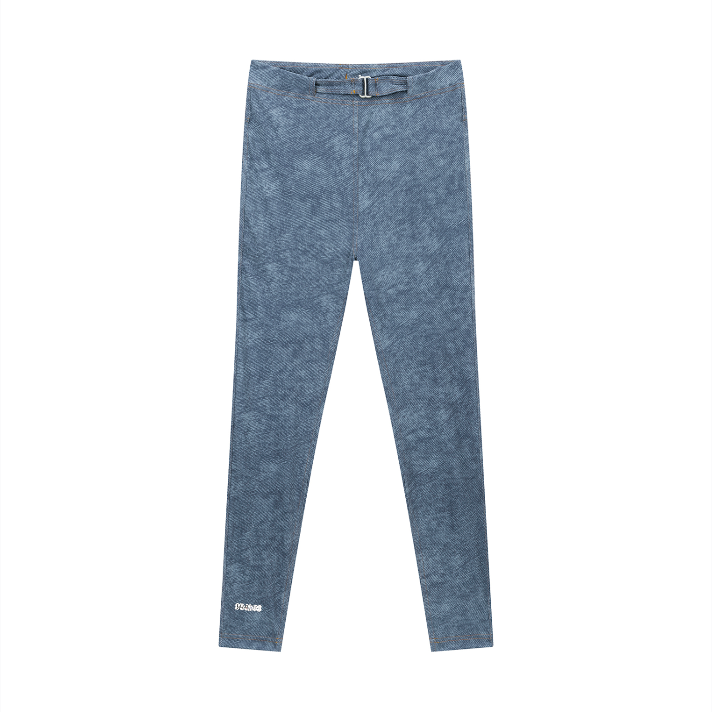 Women's Faux Denim Zip-Fly Leggings