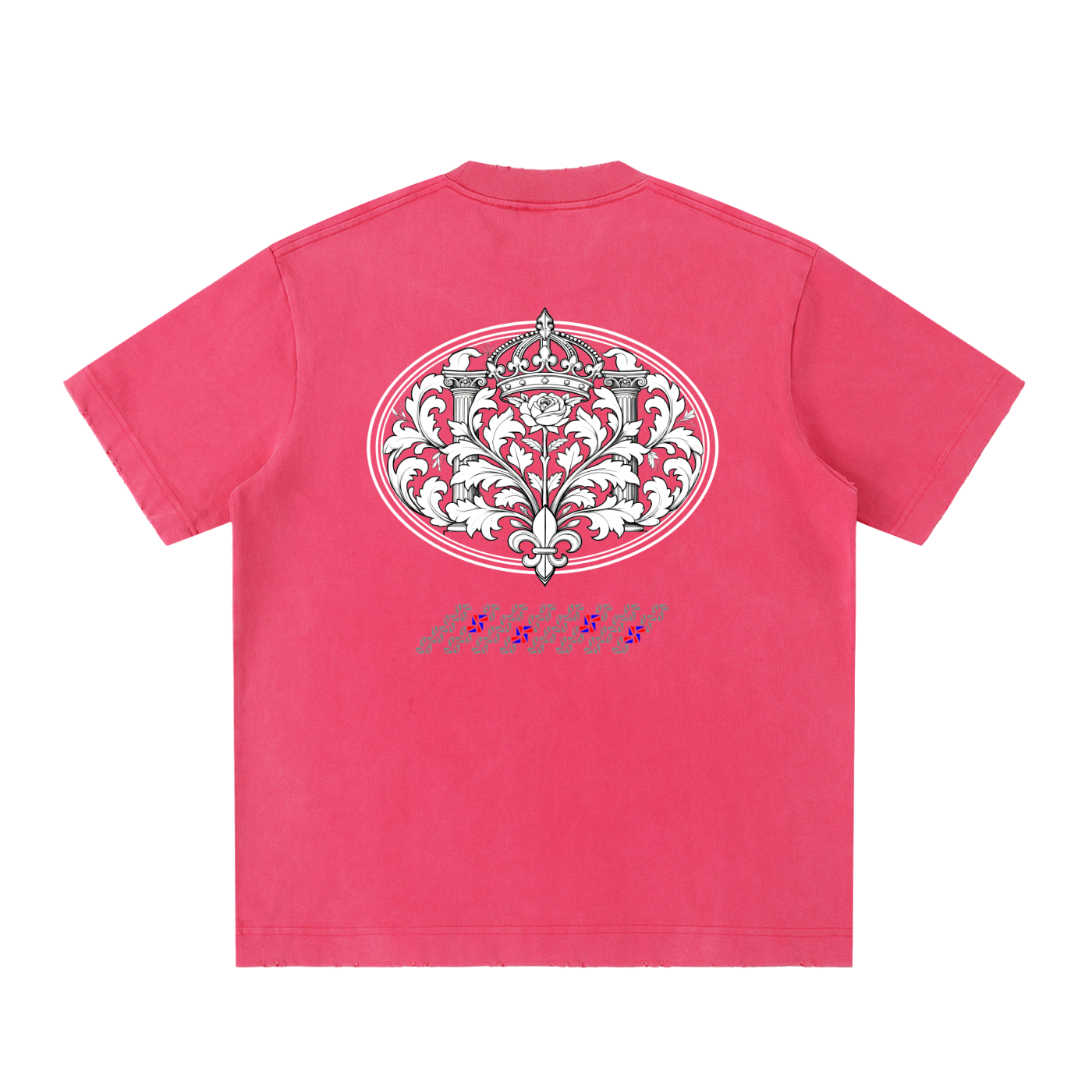 Heavyweight Vintage Washed Frayed T-Shirt
