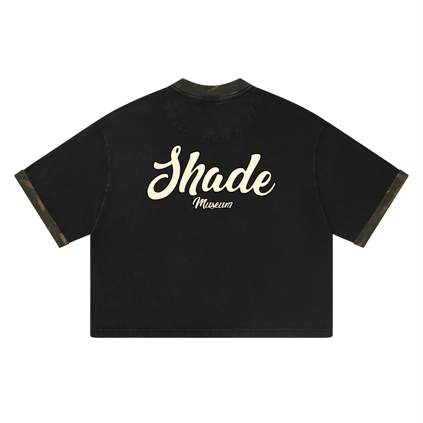 Unisex Mineral Washed Boxy Panel T-Shirt
