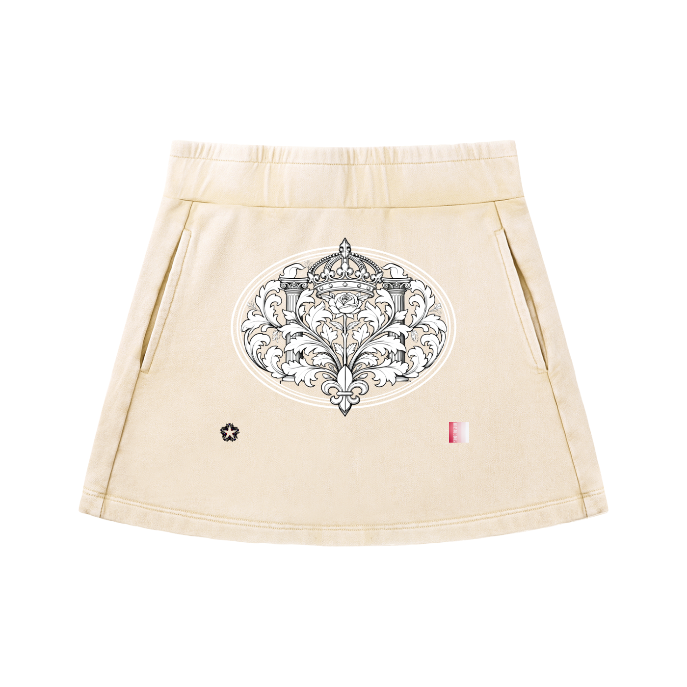 Women's Mineral Wash Mini Skirt
